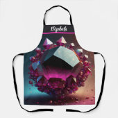 Tablier Kiss Cuisine Cuisinière Cuisine BBQ Baker Cristal (Recto)