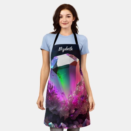 Tablier Kiss Cuisine Cuisinière Cuisine BBQ Baker Cristal (Porté)