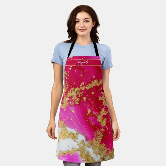 Tablier Kiss Cuisine Cuisinière Cuisine BBQ Baker Marble (Porté)