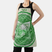 Tablier Kiss Cuisinier Cuisinier Cuisine BBQ Baker Green (Insitu)