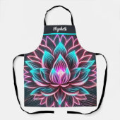 Tablier Kiss Cuisinier Cuisinier Cuisine BBQ Baker Lotus (Recto)