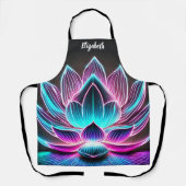 Tablier Kiss Cuisinier Cuisinier Cuisine BBQ Baker Lotus (Recto)