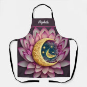 Tablier Kiss Cuisinier Cuisinier Cuisine BBQ Baker Lunar (Recto)