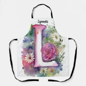 Tablier Kiss Cuisinier Cuisinier Cuisine BBQ Baker Monogra (Recto)