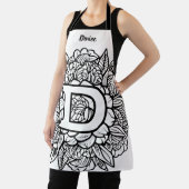 Tablier Kiss Cuisinier Cuisinier Cuisine BBQ Baker Monogra (Insitu)