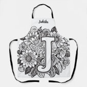 Tablier Kiss Cuisinier Cuisinier Cuisine BBQ Baker Monogra (Recto)