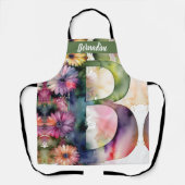 Tablier Kiss Cuisinier Cuisinier Cuisine BBQ Baker Monogra (Recto)