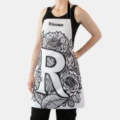 Tablier Kiss Cuisinier Cuisinier Cuisine BBQ Baker Monogra (Insitu)