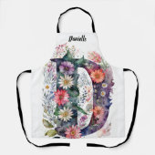 Tablier Kiss Cuisinier Cuisinier Cuisine BBQ Baker Monogra (Recto)