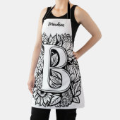 Tablier Kiss Cuisinier Cuisinier Cuisine BBQ Baker Monogra (Insitu)