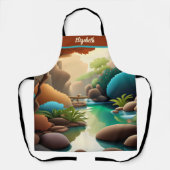 Tablier Kiss Cuisinier Cuisinier Cuisine BBQ Baker Nature (Recto)