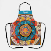 Tablier Kiss Cuisinier Cuisinier Cuisine BBQ Géométrique (Recto)