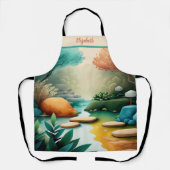 Tablier Kiss Cuisinier Cuisinier Cuisinier Cuisine BBQ Bak (Recto)