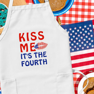 Tablier Kiss Me C'est le 4ème baguette à lèvres USA Flag A