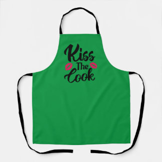 Tablier Kiss The Cook, Drôle cadeau de nouveauté, Drôle Co