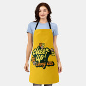 TABLIER KITCHEN CHEER UP WORRY LESS APRON  (Porté)