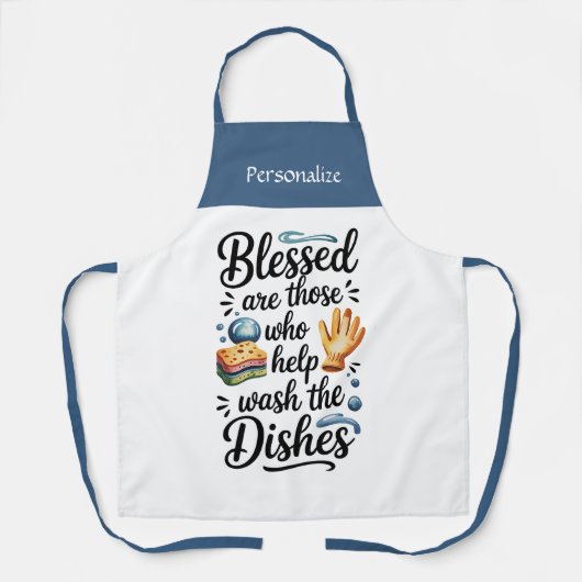 Tablier Kitchen Cooking Funny Humor Quote Personalize (Recto)