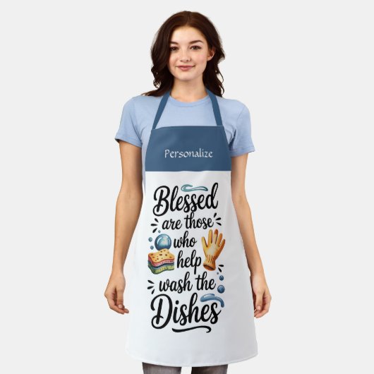 Tablier Kitchen Cooking Funny Humor Quote Personalize (Porté)
