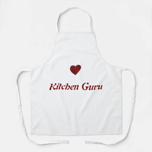 Tablier "Kitchen Guru" (Recto)