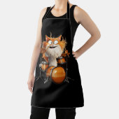 Tablier Kitten Rock Band Funny Kitty Drummer Cat Jouer D (Insitu)