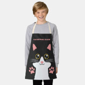 Tablier Kitty Cat Cute Enfants Art & Cuisine (Porté)