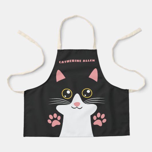 Tablier Kitty Cat Cute Enfants Art & Cuisine (Recto)