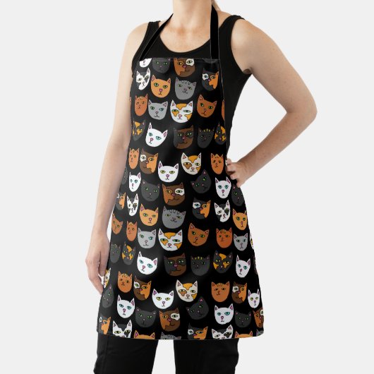 Tablier Kitty Chats partout motif (Insitu)