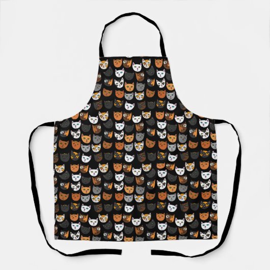 Tablier Kitty Chats partout motif (Recto)