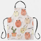 Tablier Kitty Kitten Chats : Motif animal mignon (Recto)