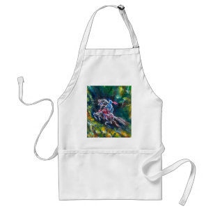 TABLIER KNIGHT LANCELOT, CHEVAL EN FORÊT VERTE