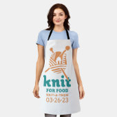 Tablier Knit for Food Apron (Porté)