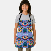 Tablier Knolling Charybdis Eyes Rainbow Custom Motif (Insitu)