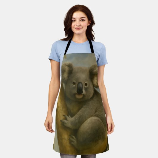 Tablier Koala à la lumière calme (Porté)