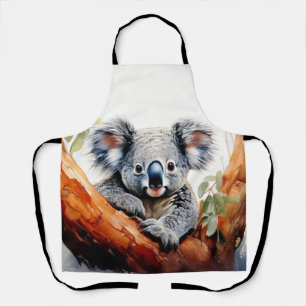 Tablier Koala assis dans un eucalyptus