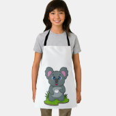 Tablier Koala avec tasse de café (Insitu)