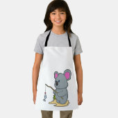 Tablier Koala en Fisher avec la canne à pêche et le poisso (Insitu)