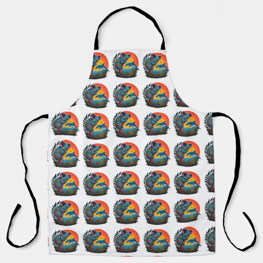 Tablier Koala et Dolphin (Recto)