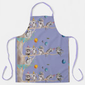 Tablier Koala Koala fête d'anniversaire Apron animal pourp (Recto)