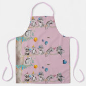 Tablier Koala Koala's Birthday Party Pink Animal Apron (Recto)