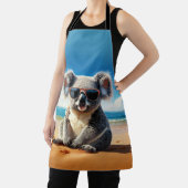 Tablier Koala sur une plage de sable (Insitu)