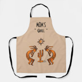 Tablier Kokopelli Et Cactus (Recto)