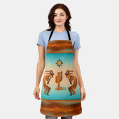 Tablier Kokopelli Et Cactus Apron (Porté)