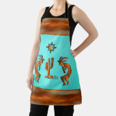 Tablier Kokopelli Et Cactus Apron (Insitu)