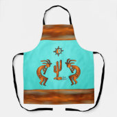 Tablier Kokopelli Et Cactus Apron (Recto)