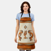 Tablier Kokopelli Et Cactus Apron (Porté)