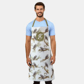 Tablier Kookaburra Australian Eucalyptus Monogramme riant (Porté)