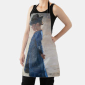 Tablier Kroyer - Petite fille debout sur Skagen Beach (Insitu)