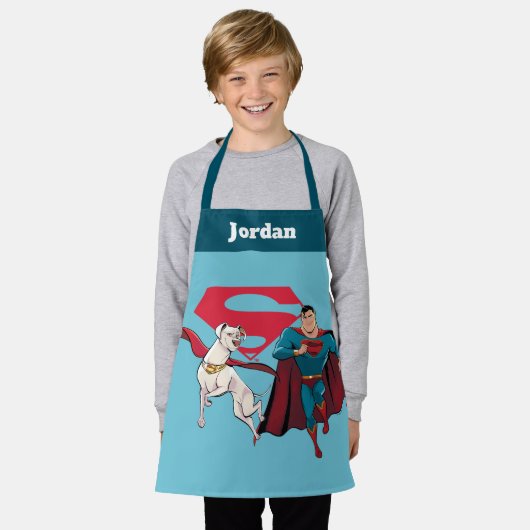 Tablier Krypto et Superman (Porté)