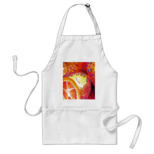 Tablier Kumquats agrumes oranges aquarelles fruits art
