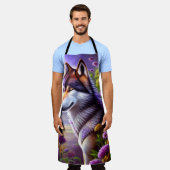 Tablier L’ombre du loup au clair de lune (Porté)